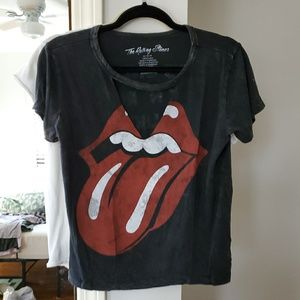 Vintage A.E.O Rolling Stones Crop Top